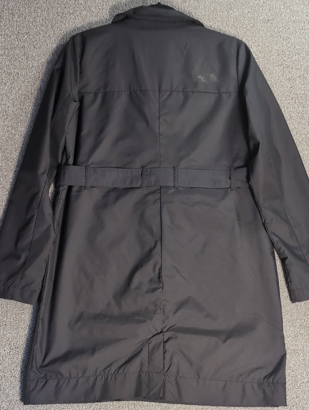 The North Face City Rain Belted Trench Coat Size Small in TNF Black - Picture 4 of 15